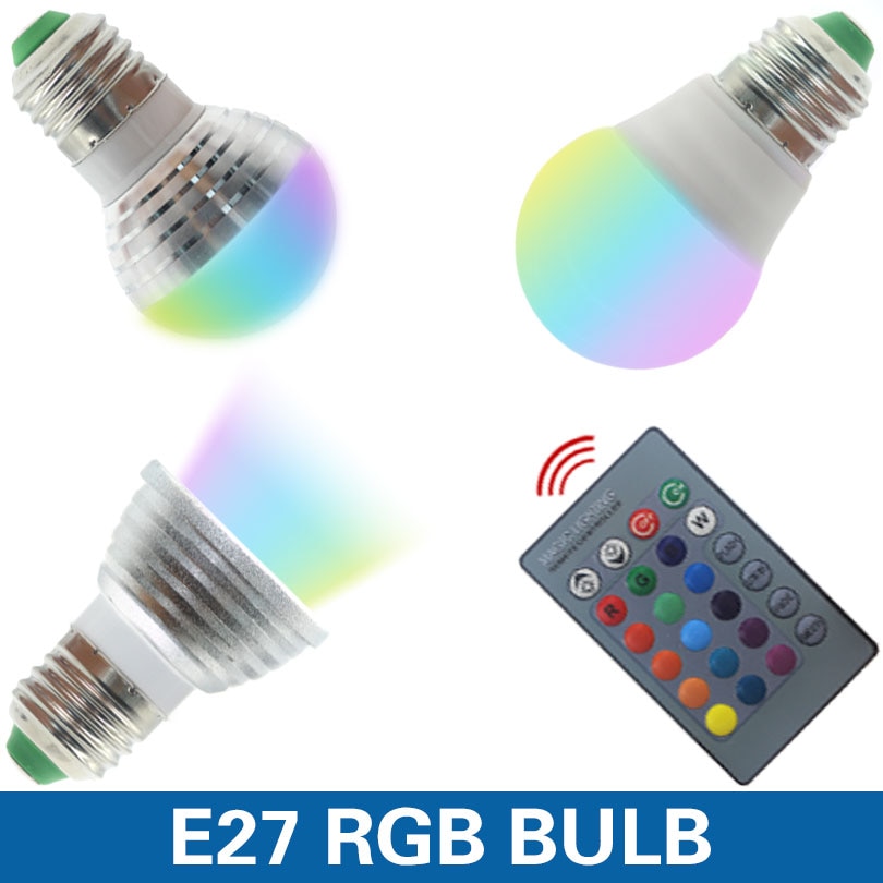 E27 E14 LED 16   RGB   , 85-265V 110V..